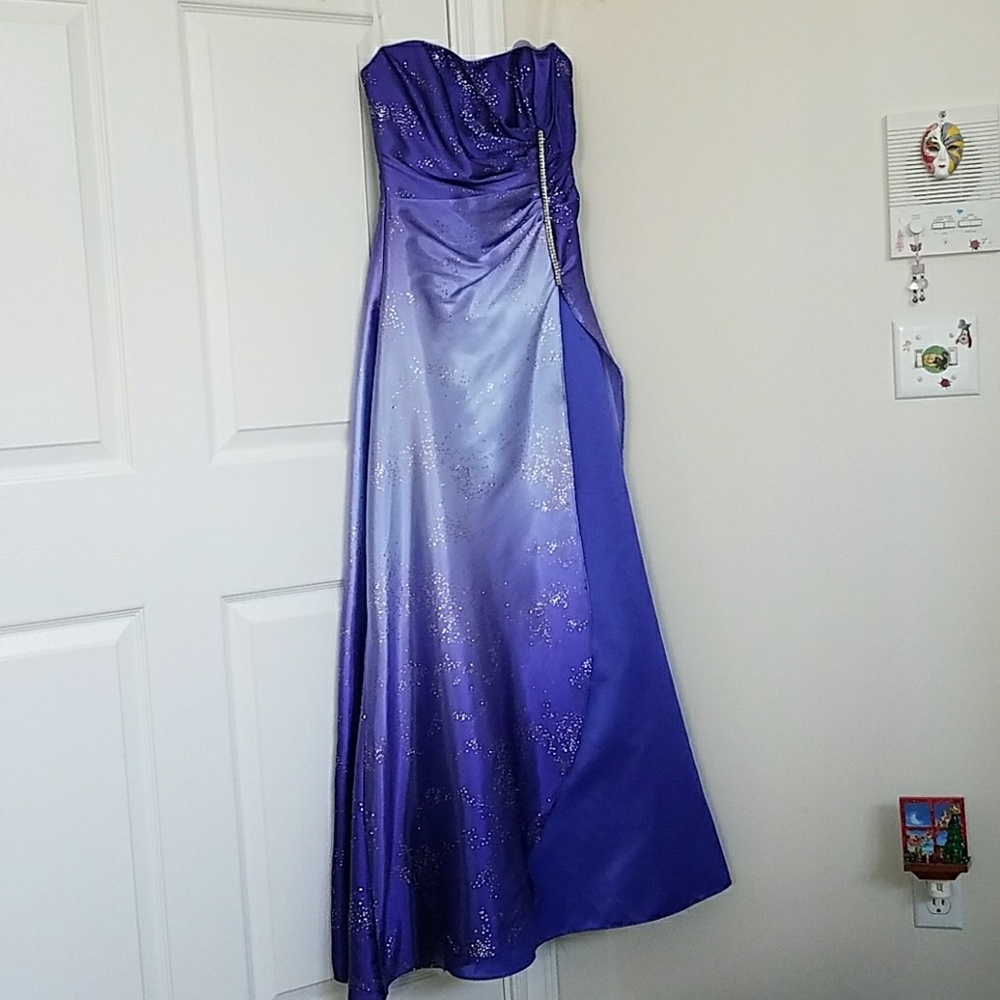 Strapless ballgown dress